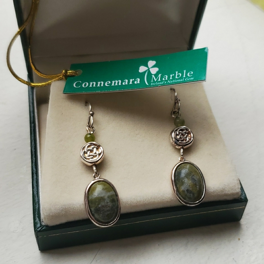 NWOT Marble Earrings-from Ireland
